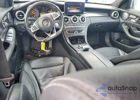 2015 Mercedes-Benz C 300 4Matic z USA, uszkodzony, nr VIN 55SWF4KB7FU024836